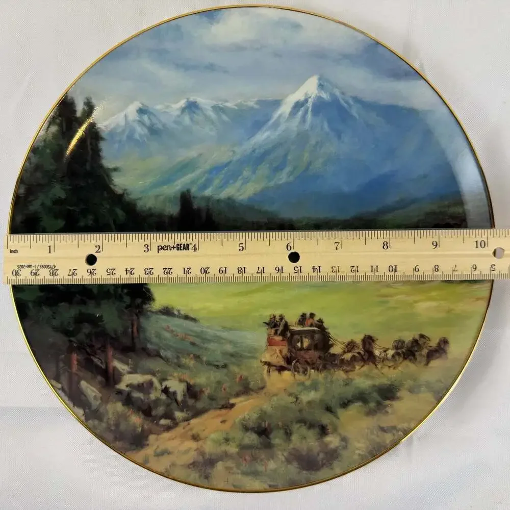 SAN FRANCISCO PEAKS Plate Burlington Northern Santa Fe Railway Company Stage